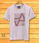 Printed Lite Pink Half T-Shirt Trendy Summer Wear