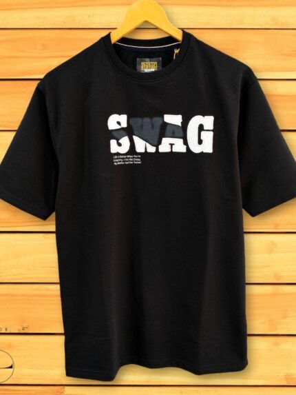 Men's Classic Black Oversized T-Shirt | Minimalist Streetwear