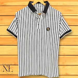 Stripe Polo Tshirt