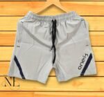 Men’s classic lite grey parachute shorts – slim fit & breathable