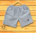 Lite grey plain sport shorts – lightweight workout wear