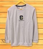 Stylish Grey Plain T-Shir Modern Slim Fit