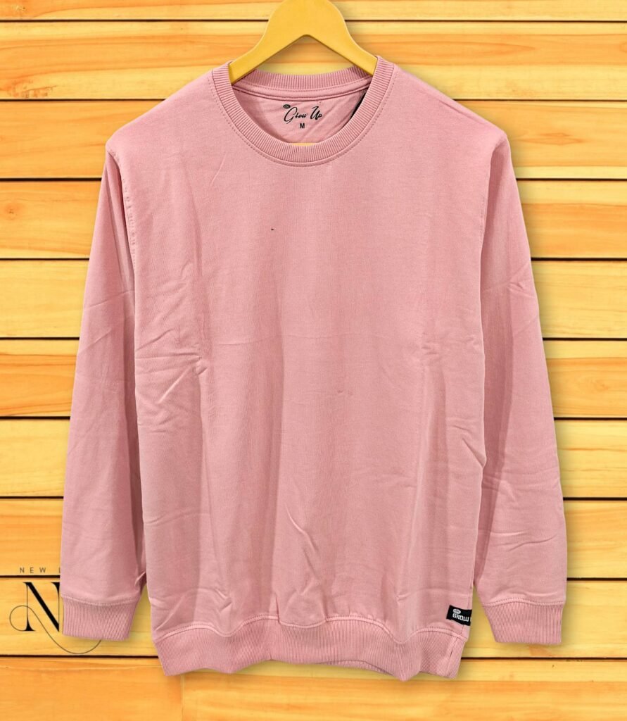 Premium Pink Plain T-Shirt for Men Soft & Stylish