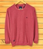 Men's Peach Full Sleeve T-Shirt | Premium Cotton