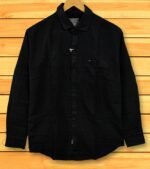 Plain Black Linen Shirt for Men Premium Comfort