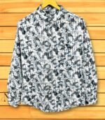 Digital Printed Blue Printed Full Stylish Shirt for Men