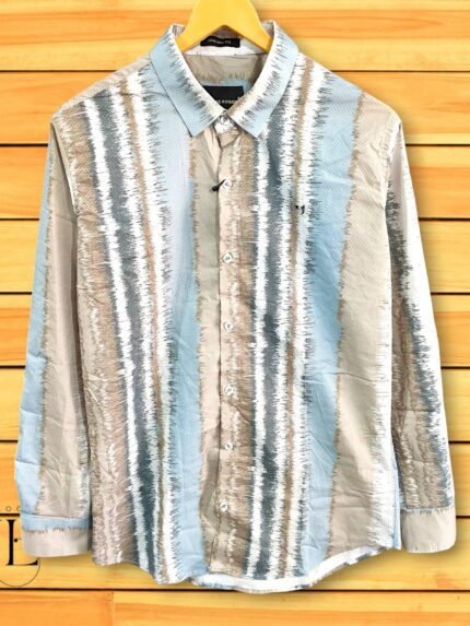 Striped Full Shirt for Men Trendy Stripes