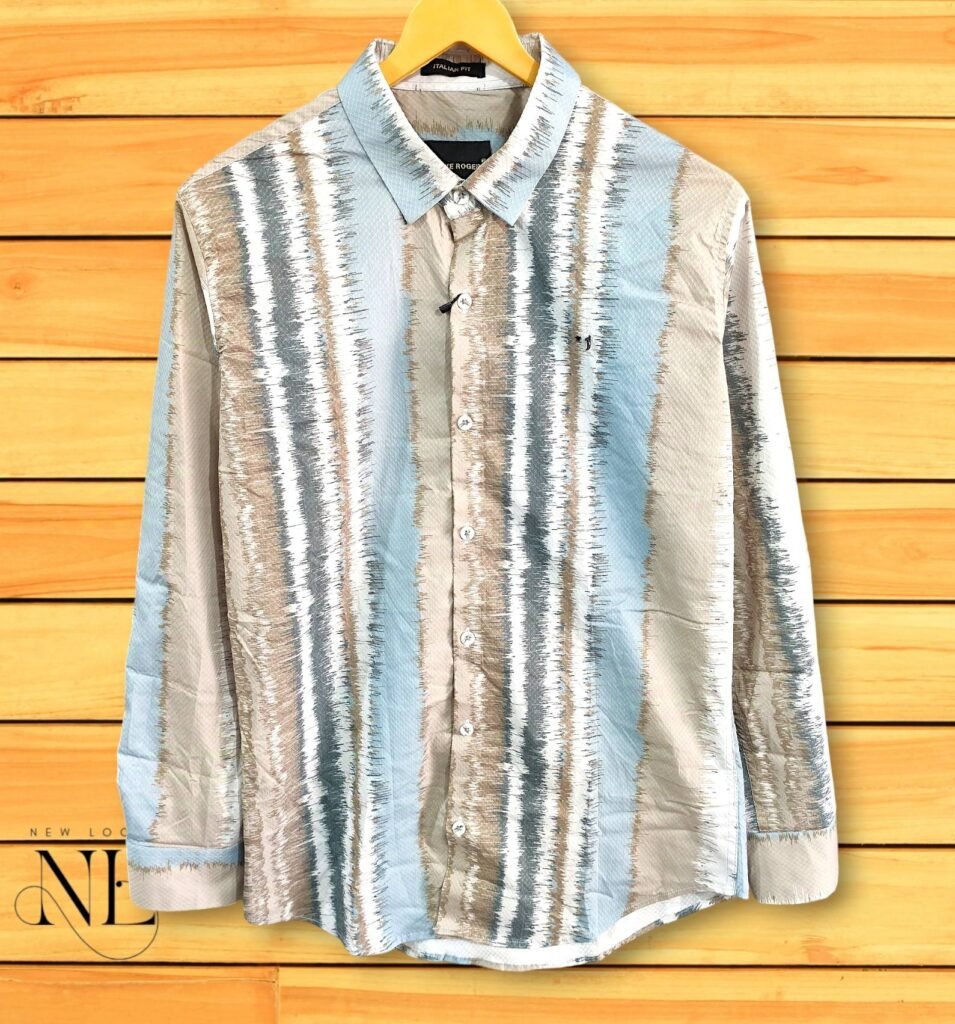 Striped Full Shirt for Men Trendy Stripes