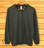 Dark Green Plain T-Shirt for Men | Premium Cotton