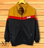 Yellow Plain Windcheater for Men Bright & Stylish Windproof