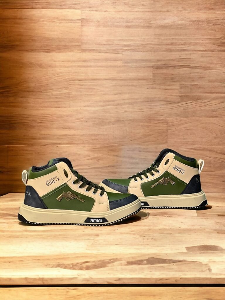 Men's Green Sports Shoes - Slim Fit & Breathable