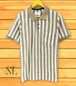 Cream Polo T-Shirt for Men Slim Fit Premium Imported