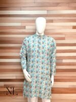 Printed Kurta Pajama Set for Men Ethnic Comfort