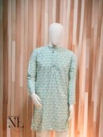 Printed Cotton Kurta Pajama Set for Men