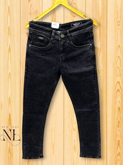 Dark Grey Slim Fit Jeans for Men | Premium Denim