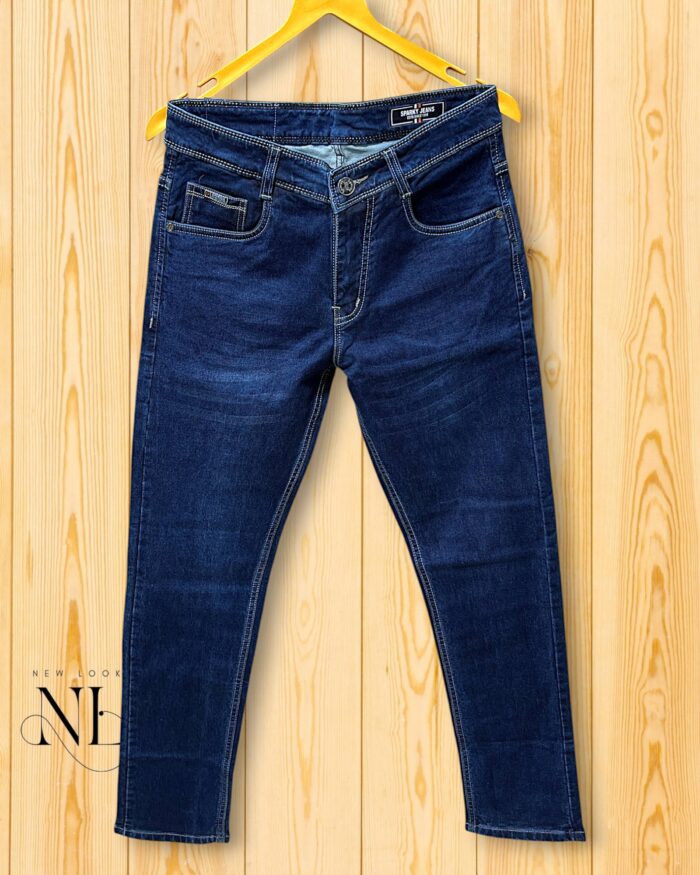 Classic Blue Slim Fit Jeans for Men