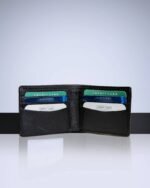 Classic Charcoal Black Men’s Premium Leather Wallet