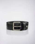 Black Leather Belt – Genuine Leather