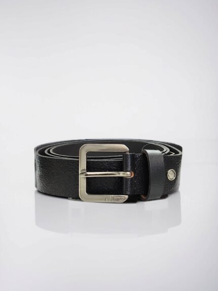 Black Leather Belt – Genuine Leather