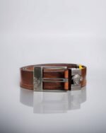 Lite Sandalwood Brown Leather Belt