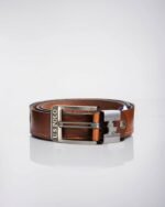 Dark Mocha Brown Leather Belt
