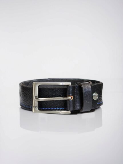 Formal Black Leather Belt