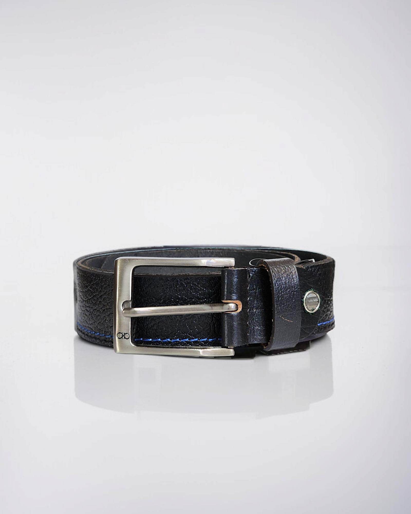 Formal Black Leather Belt New Look