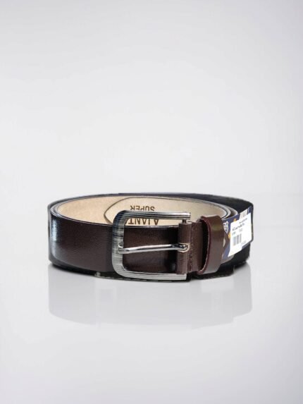 Mahogany Classic Brown Leather Belt