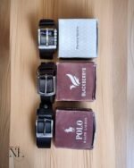 Mocha Brown Leather Belt