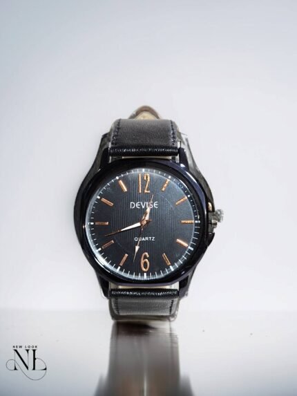 Black-Toned Ceramic Chronograph Watch For Men