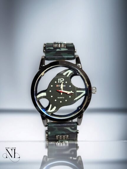 Green Dial Sports Watch for Men