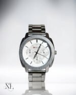 White Dial Ceramic Watch for Men