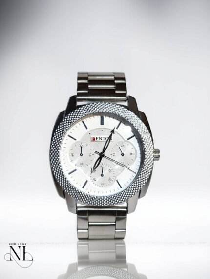 White Dial Ceramic Watch for Men