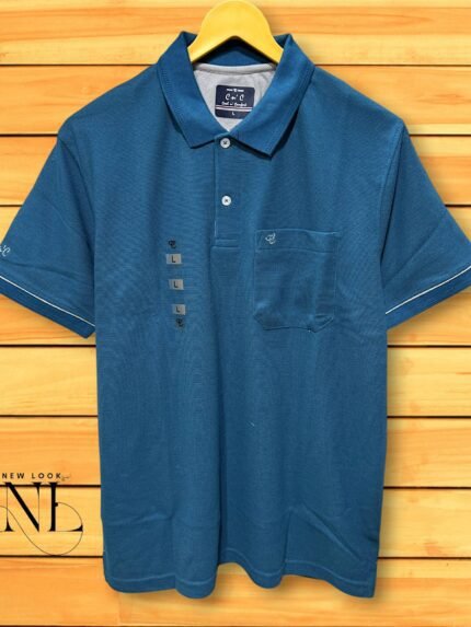 Royal Blue Polo Tshirt - Cool & Contemporary Cotton