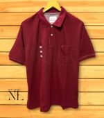 Comfort Maroon Polo Tshirt - Rich Color Premium Cotton