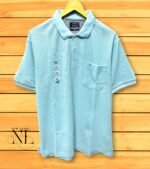 Cool Comfort Sky Blue Polo T-Shirt – Breathable & Stylish