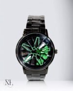 Classic Black Rotating Dial Watch for Traditional Events