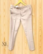 Premium Pink Slim-Fit Formal Pants for Men