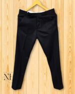 Classic Black Formal Pants – Imported Fabric