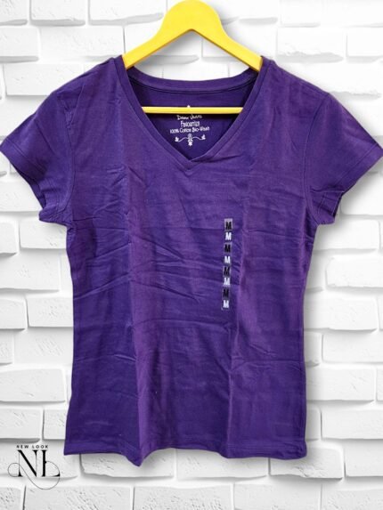 Classic Purple Fairy Cotton T-Shirt for