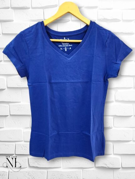 Dark Blue Science Girls Cotton T-Shirt Smart & Stylish