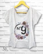Grey Girls Cotton T-Shirt Brave & Stylish
