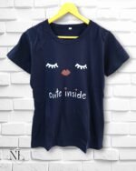 Navy Blue Little Chef Cotton T-Shirt