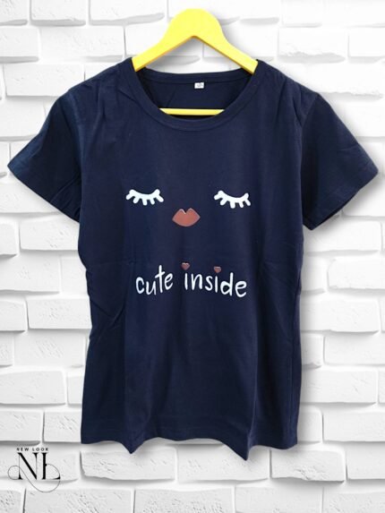 Navy Blue Little Chef Cotton T-Shirt