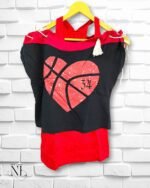 Red Girls Cotton T-Shirt Vibrant & Comfy