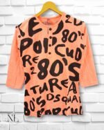 Lite Pink Dinosaur Girls Cotton T-Shirt