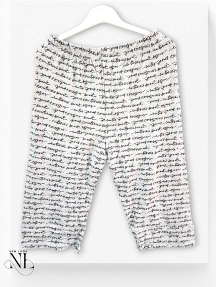 Cotton Lycra Capri Pants - Workout Ready