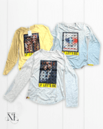 Print Girls Cotton T-Shirt