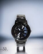 3D Car Wheel Watch with Rotating Dial – Premium Metal Strap – ₹799