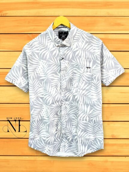 Subtle Floral Half Sleeves Shirt